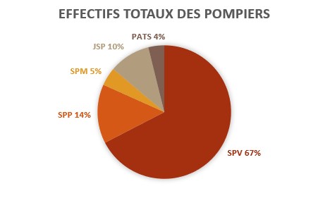 effectifs pompiers 2020